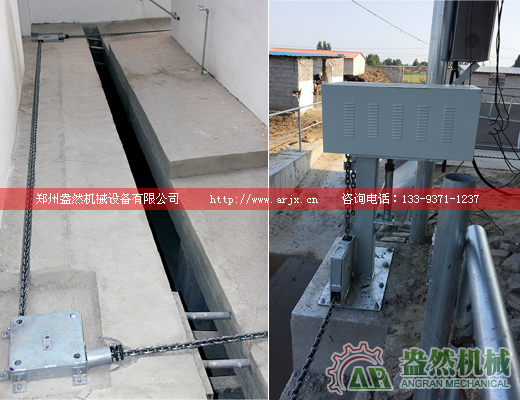 牛場自動刮糞機